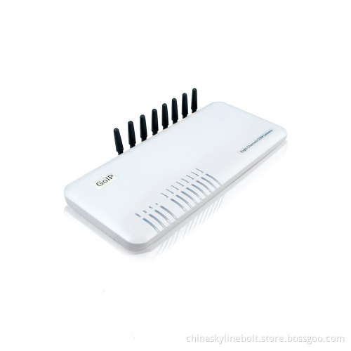 Hot sale GoIP 8 with GSM Quad bank for call terminal
